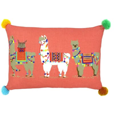 Paoletti Llamarama Feather Filled Cushion