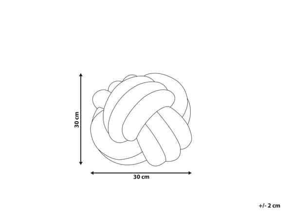 Tummanvihreä samettinen solmutyyny ø 30 cm MALNI