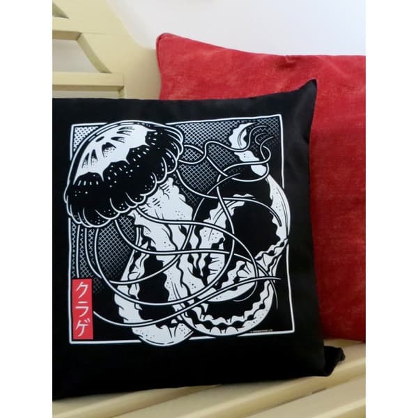 Unorthodox Collective Oriental Jelly Fish Filled Cushion
