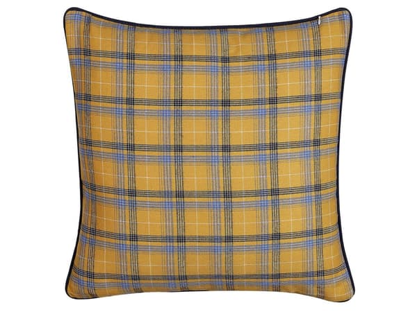 Koristetyyny monivärinen kangas 45 x 45 cm ruudullinen moderni tyyli