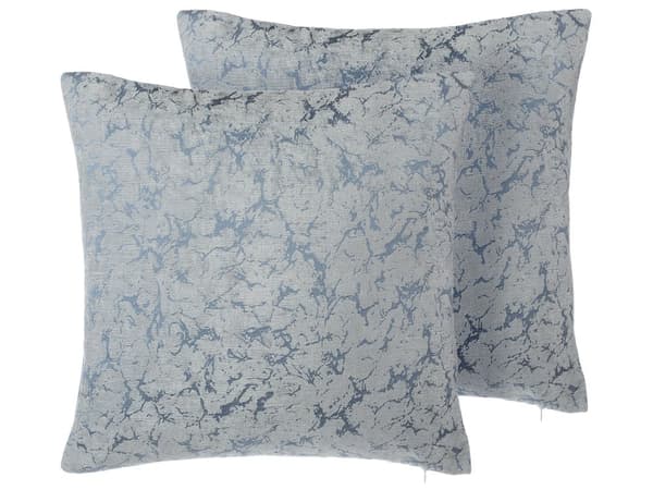 Koristetyyny harmaa polyesteri 45 x 45 cm 2 kpl setti abstrakti kuvio moderni tyyli
