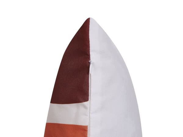 Pyntepude Multifarvet Polyester 45 x 45 cm Moderne Lille Firkantet Sofapude til Stuen Abstrakt Ansigtsmotiv Design Pude Tilbehør Soveværelse