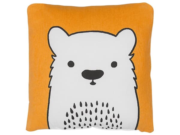 Pyntepude Orange Hvid Sort Bomuld Polyester 45x45 cm Moderne Skandinavisk Design Firkantet Pyntepuder Puder Pudebetræk Stue Indretning Legetøj