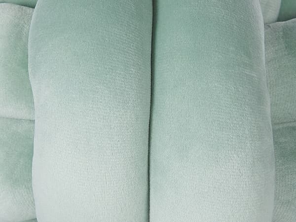 Pyntepude Grøn Fløjlsknudepude 20 x 20 cm Pyntetilbehør Moderne Stil