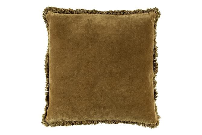 Bald Pyntepude 45x45 cm Oliven/Velour