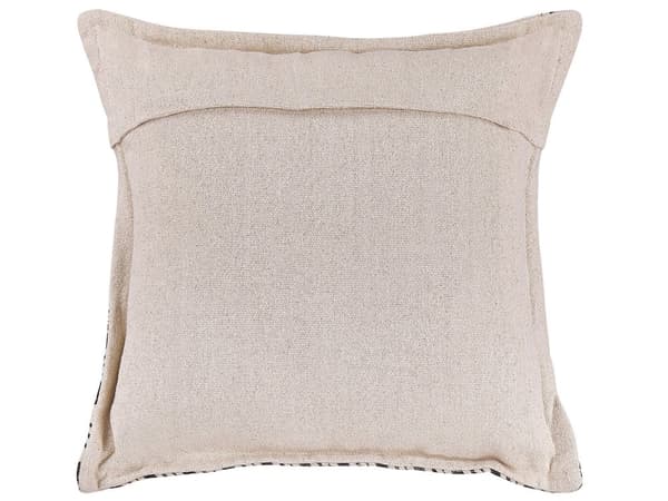 Koristetyyny beige/musta 45 x 45 cm neliö kuviollinen boho tyyli