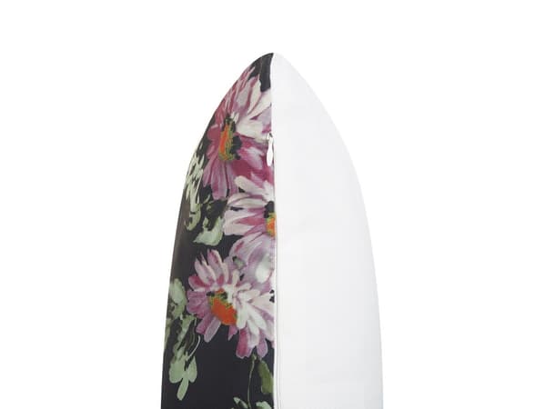 Sæt med 2 Dekorative Puder Flerfarvet Blomsterprint Firkantet 45 x 45 cm Moderne Tilbehør