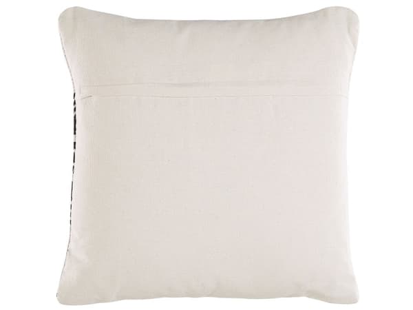 Koristetyyny mustavalkoinen 45 x 45 cm polyesteritäyte puuvillainen irrotettava päällinen