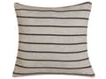 Miniatyrbillede 7 af 9: Pyntepuder Beige Sort i Bomuld og Hør Sæt 43 x 43 cm Små Firkantet Mønstret Puder til Sofa Sengen Stribet Moderne Stue Soveværelse Indretning