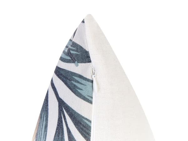 Koristetyyny monivärinen 45 x 12 x 45 cm polyesteri pellava puuvilla 2 kpl lehtikuvio neliö boho
