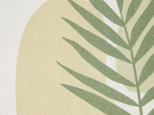 Koristetyyny vihreä/beige polyesteri 45 x 45 cm irrotettavalla päällisellä 2 kpl