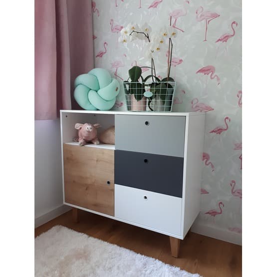 Kudde - Knutkudde - Knot Flower - Mint