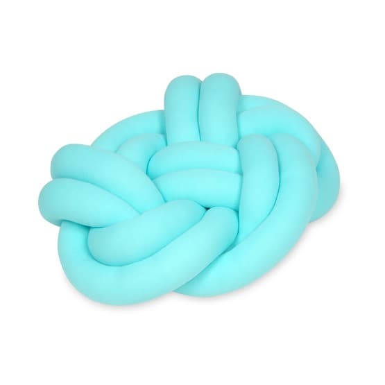 Kudde - Knutkudde - Knot Pretzel - Turkos