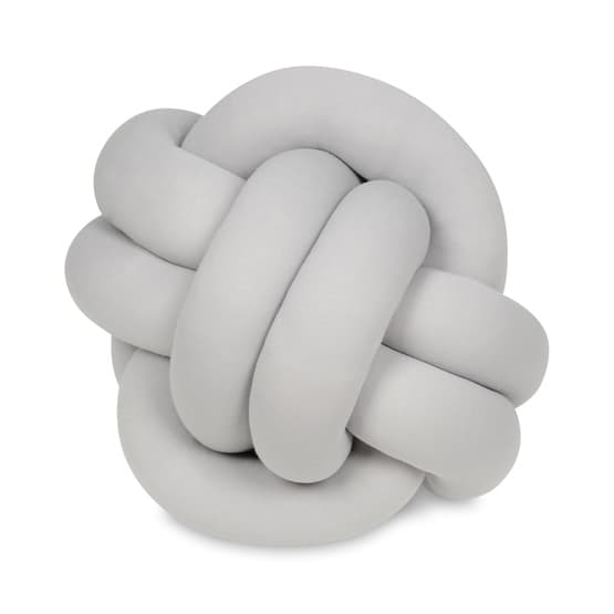Kudde - Knutkudde - Knot Stor Boll - Grå