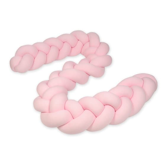 Kudde - Knutkudde - Knot Tvådelad Fläta - Rosa