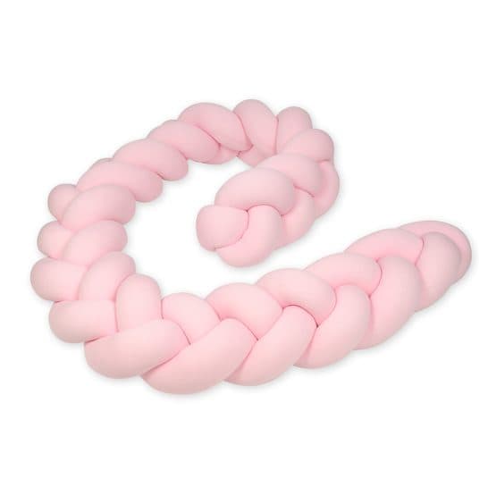 Kudde - Knutkudde - Knot Tvådelad Fläta - Rosa