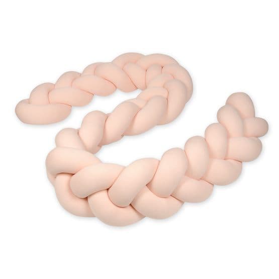 Kudde - Knutkudde - Knot Tvådelad Fläta - Persika