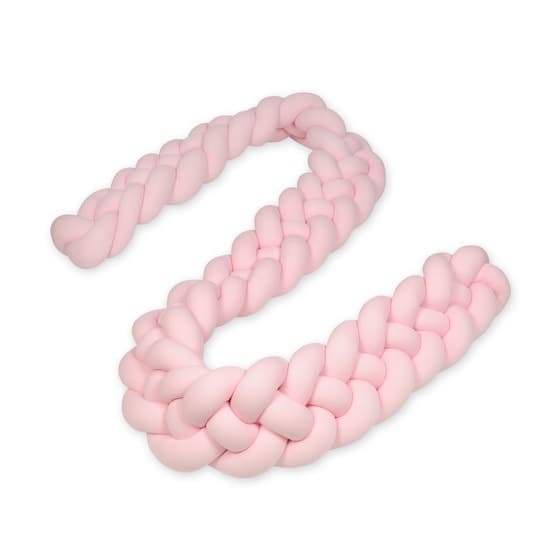 Kudde - Knutkudde - Knot Tredelad Fläta - Rosa