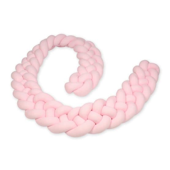 Kudde - Knutkudde - Knot Tredelad Fläta - Rosa