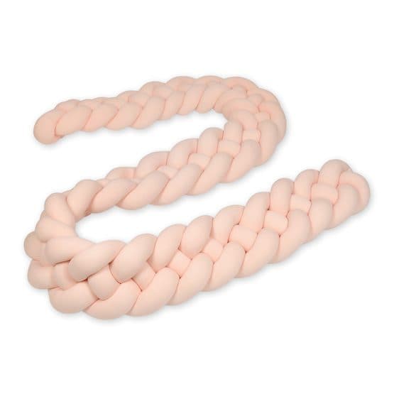 Kudde - Knutkudde - Knot Tredelad Fläta - Persika