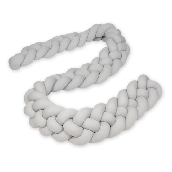Kudde - Knutkudde - Knot Tredelad Fläta - Grå