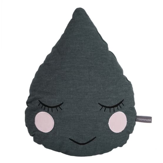 Roommate - Kudde - Rain Drop Cushion Anthracite