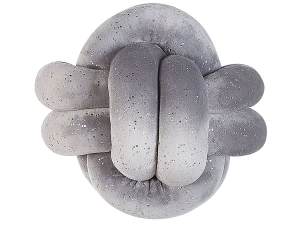 Solmutyyny harmaa ø 20 cm kimalle samettinen vaahtomuovitäyte moderni tyyli