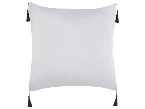 Koristetyyny 2 kpl mustavalkoinen geometrisella kuviolla 45 x 45 cm boho-tyyli