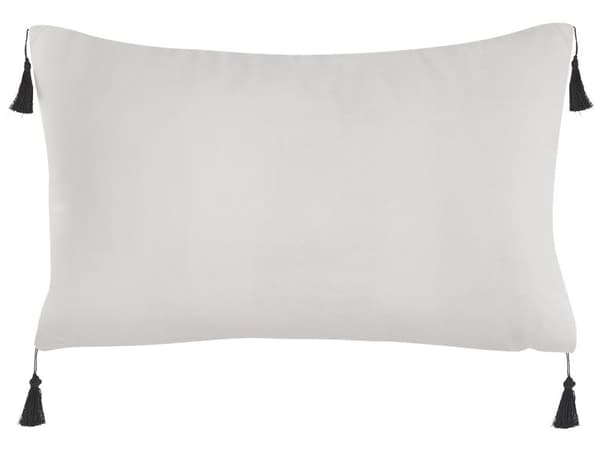 Koristetyyny 2 kpl mustavalkoinen geometrisilla kuvioilla 30 x 50 cm moderni tyyli