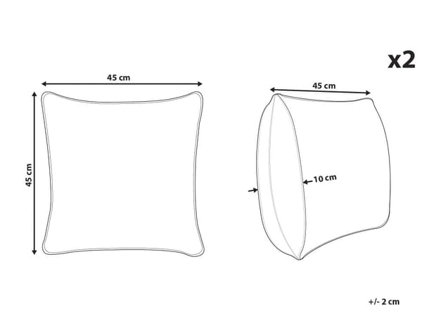 Pyntepuder Sort Sølv Velour Sæt 45 x 45 cm Små Firkantede Smukke Jule Puder med Juletræs Mønstre Tilbehør til Sofa og Sengen Dekoration