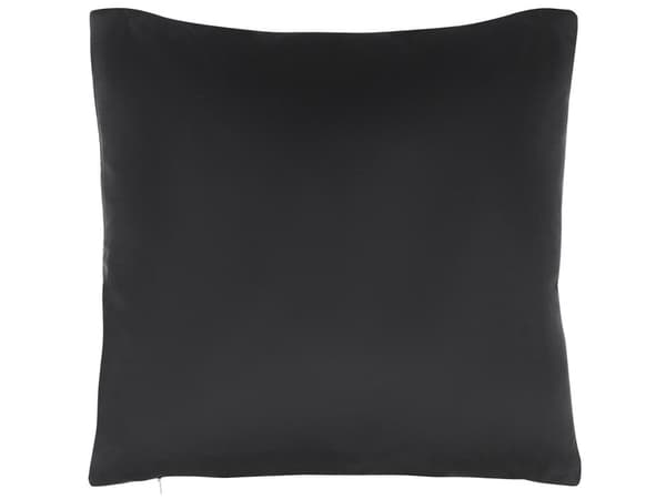 Pyntepuder Sort Sølv Velour Sæt 45 x 45 cm Små Firkantede Smukke Jule Puder med Juletræs Mønstre Tilbehør til Sofa og Sengen Dekoration