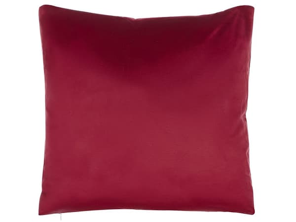 Pyntepuder Rød Sølv Velour Sæt 45 x 45 cm Små Firkantede Smukke Jule Puder med Juletræs Mønstre Tilbehør til Sofa og Sengen Dekoration