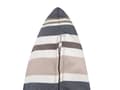 Miniatyrbillede 5 af 8: Pyntepuder Blå Beige Polyester Sæt 40 x 70 cm Små Aflange Mønstret Havepuder med Striber til Terrasse Vejr Bestandig Aftagelig Betræk