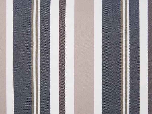 Pyntepuder Blå Beige Polyester Sæt 40 x 70 cm Små Aflange Mønstret Havepuder med Striber til Terrasse Vejr Bestandig Aftagelig Betræk