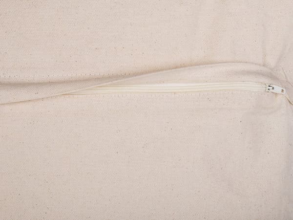 Pyntepuder Blå Beige Bomuld og Polyester Sæt 2 stk 45 x 45 cm Små Firkantede Mønstret Sofapuder Tuftet Tekstureret til Stue Sengen Jeans Look