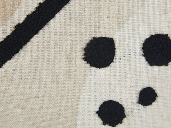 Koristetyynysetti beige puuvilla polyesteri 30 x 10 x 50 cm abstrakti kuvio 2 kpl