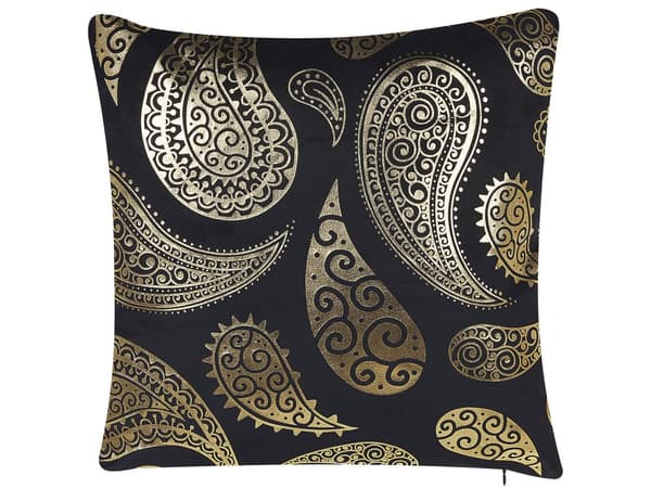 Koristetyyny kultainen 45 x 10 x 45 cm samettinen itämainen kuvio 2 kpl