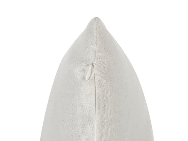 Pyntepuder Beige Guld Polyester Sæt 45 x 45 cm Små Firkantede Mønstrede Sofapuder til Stuen og Soveværelse Design Botanisk Blomster Tilbehør