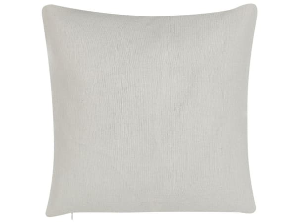 Pyntepuder Beige Guld Polyester Sæt 45 x 45 cm Små Firkantede Mønstrede Sofapuder til Stuen og Soveværelse Design Botanisk Blomster Tilbehør