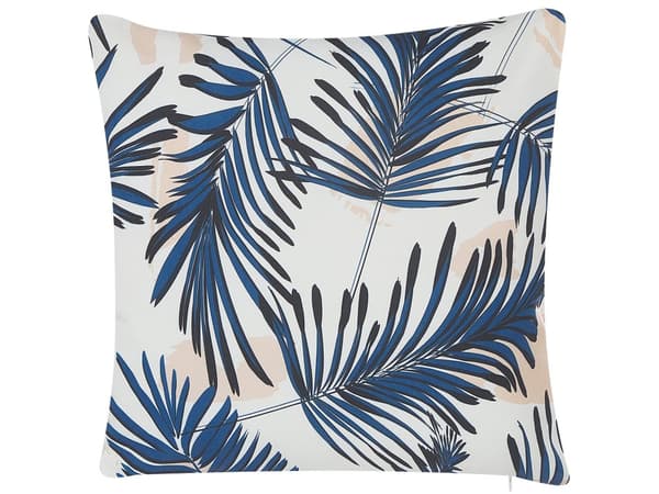 Sæt med 2 Pyntepuder i Blå farve 45 x 45 cm med Blødt Fyld