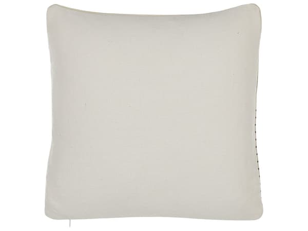 Pyntepuder Beige Orange Polyester Multifarvet Bomuld Sæt 2 stk 45 x 45 cm Dekorative Flotte Små Firkantede Sofapuder til Stue Soveværelse