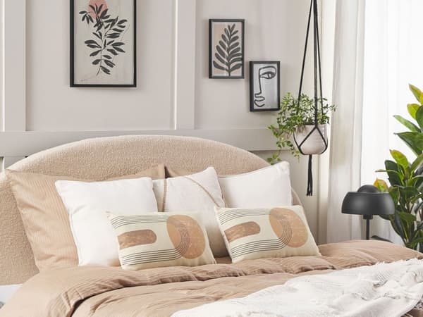 Pyntepudesæt 2 stk 30 x 50 cm Beige Pyntepuder