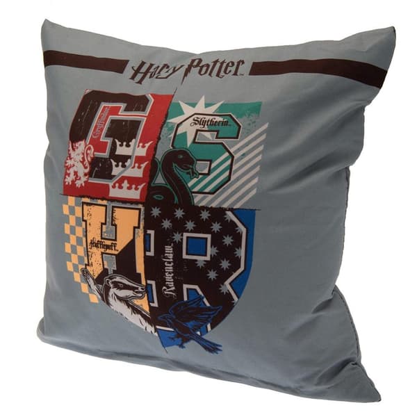 Harry Potter House Mascots Crest Filled Cushion