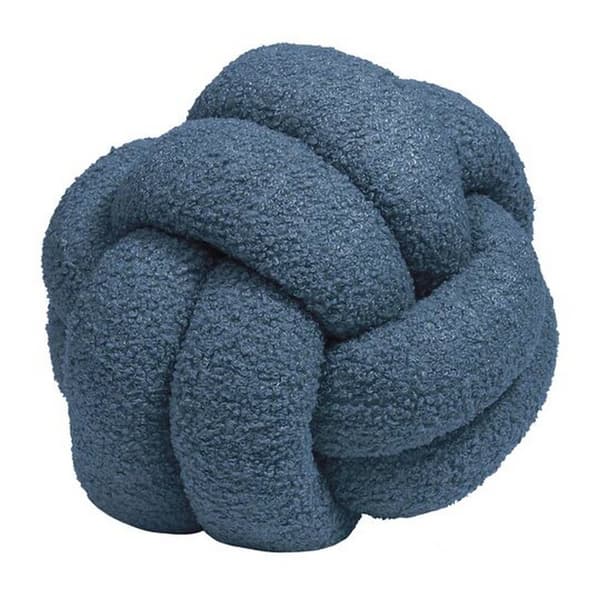 Furn Boucle Fleece Knotted Cushion