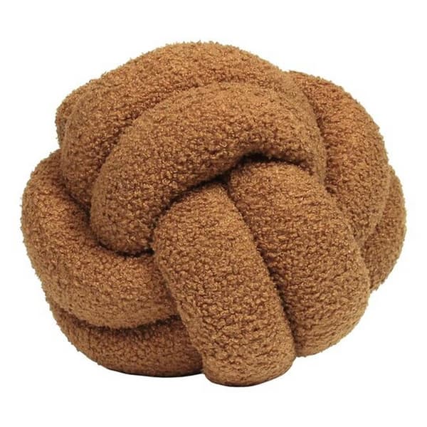 Furn Boucle Fleece Knotted Cushion