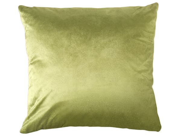 Pyntepuder Grøn Velour Polyester 43 x 43 cm 2 stk Dekorative Små Bløde Firkantede Sofapuder til Stue Soveværelse Puder til Seng Indendørs