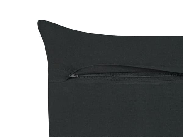 Pyntepude grå Bomuld Polypropylen 30x50 cm Boho Rustik Tekstureret Design Mønster Rektangulær Stue Indretning