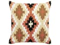 Miniatyrbillede 1 af 6: Pyntepude Flerfarvet bomuld 50 x 50 cm Geometrisk mønster Håndlavet broderet aftageligt betræk med fyld Boho Stil