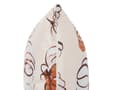 Pikkukuva 6 / 7: Koristetyyny beige 45 x 45 x 12 cm sametti kurpitsakuvio vetoketju boho moderni