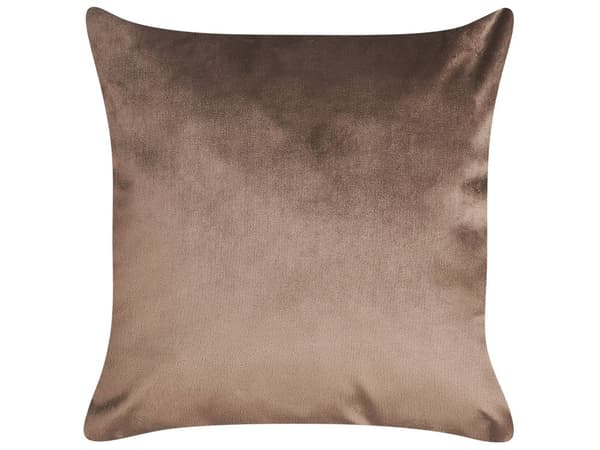 Koristetyynysetti ruskea sametti 45 x 45 cm kultaiset pilkut glamour-tyyli